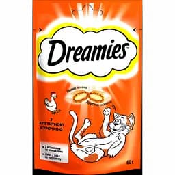 Лакомство для кошек Dreamies с курицей 60 г