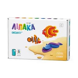 Набір пластиліну, що самостійно твердіє Ліпака Океан: Риба-Клоун, Дискус, Вугор (60028-UA01)