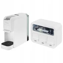 Кофеварка капсульная Catler Porto 0.8 л и бокс для адаптеров и капсул белый (ES720PORTOW)