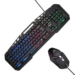 Клавиатура и мышь Zerodate LD-K10 (ENG) Черный