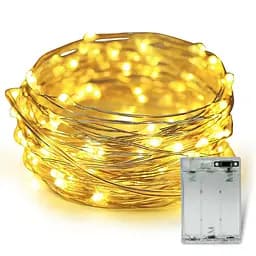 Світлодіодна гірлянда Sun Lamp Крапля Роси 100 LED 10м тепле біле світло оптом  - мініатюра 2