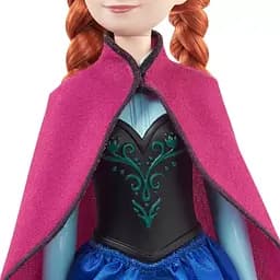 Лялька-принцеса Disney Frozen Анна, в накидці, 29,5 см (HLW49) - мініатюра 3