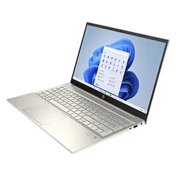 Ноутбук HP Pavilion 15-eg3012ua 15.6' FHD IPS AG, Intel i3-1315U, 16GB, F1024GB, UMA, DOS, золотистий (826T6EA) - мініатюра 2