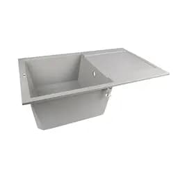 Кухонна мийка Lidz 790x495/230 GRA-09 (LIDZGRA09790495230), Сірий - мініатюра 4
