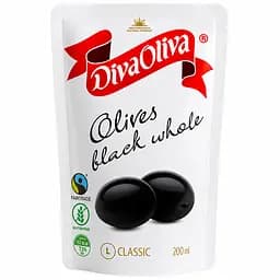 Маслини з кісточкою Diva Oliva 200 мл