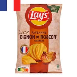 Чипсы Lays Paysanne со вкусом карамелизированного лука 120 г (916188)