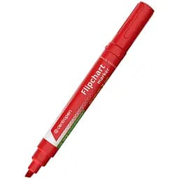 Маркер Centropen Flipchart 8560 1-4.6 мм клиновидный красный упаковка 10 шт. (8560/02)