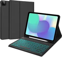 Чехол-клавиатура для 13-дюймового iPad Air (M2, 2024) и iPad Pro 12,9 (6ª 2022/5ª 2021/4ª 2020/3ª 2018), съемная клавиатура