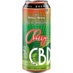 Напиток слабогазированный Mikki Brew CBD Kombucha Cherry 0.5 л ж/б