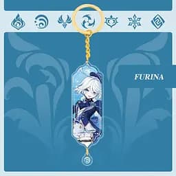 Брелок Genshin Impact Furina акриловий (AK B GI F 01)