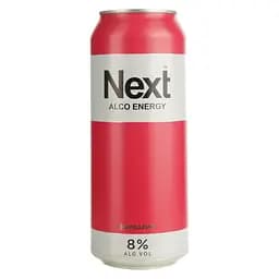 Напій слабоалкогольний Next Барбарис енергетичний сильногазований 8% 0.5 л