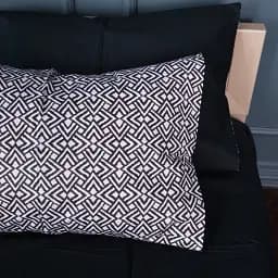 Підковдра MirSon Сатин 22-1386 Geometric Black 110х140 см (2200010472875) - мініатюра 5