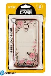 Панель BeCover Flowers Series для Xiaomi Redmi 4 Pink (701318) - мініатюра 3