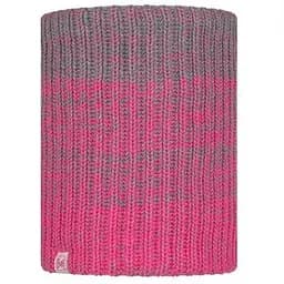 Бафф Buff Knitted & Fleece Neckwarmer Gella Серый-Розовый