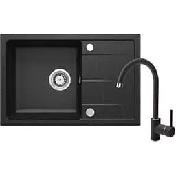 Мойка кухонная Deante Leda + смеситель BEN_262M
