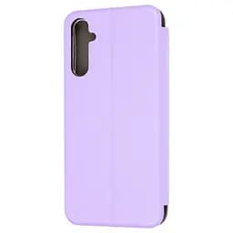 Чехол-книжка для Samsung Galaxy A05s (A057), G-Case, фиолетовый, кожаный чехол-книга из экокожи (PU) и TPU, с магнитом, с подставкой и вместительным кардхолдером, противоударный, защита всего корпуса, ArmorStandart (ARM72619) - мініатюра 2