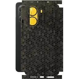 Защитная пленка StatusSKIN для Xiaomi Poco X7 Pro Корпус Винил Соты черные