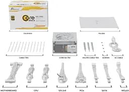 Блок живлення Seasonic Core GX 750W ATX 3.1 80+ Gold White (CORE GX-750-ATX31-WHITE) - мініатюра 6