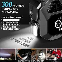Пускозарядний пристрій Jump Starter 12V Diesel Universal, зарядний пусковий пристрій + автокомпресор (ST) - мініатюра 6