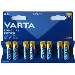 Батарейка Varta Longlife Power AA(R6) blister 6+2 (8/160) (АРТ8937)