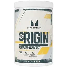 Передтренувальний комплекс Myprotein Origin Pre Workout Stim-Free Sour Lemonade 30 порцій