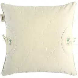 Подушка Ideia Aromavita с гречневой шелухой 40х40 см молочный (8-29870)