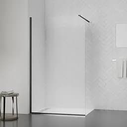 Душова перегородка Qtap Walk-In Standard BLM209.C8 90х200 см, скло Clear 8 мм, покриття CalcLess - мініатюра 5