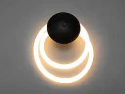 Світильник настінний LED Diasha SY9605-BK Шланг, 16W, чорний, для коридору та вітальні - мініатюра 2
