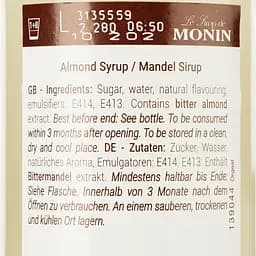 Сироп Monin Мигдаль, 250 мл (3052910051266) - мініатюра 3