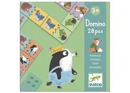 Настольная игра Djeco Детское домино. Веселые животные (Domino Animals, 28 pcs) (DJ08115)