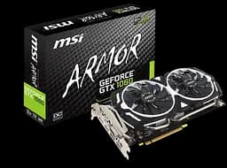 Видеокарта GeForce GTX 1060 3GB MSI Armor OCV1 (GTX 1060 ARMOR 3G OCV1) Б/У
