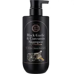 Відновлювальний шампунь для волосся з чорним часником і куркумою Daeng Gi Meo Ri Black Garlic & Curcumin Shampoo 500 мл