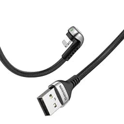 Кабель Baseus Green U Shape Cable USB to Lightning 2.4A 1m CALUX-A01 Black