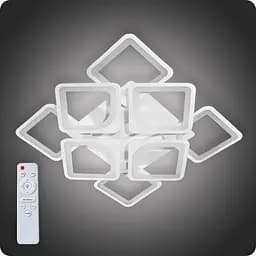 Люстра світлодіодна 517 Dlight з пультом 115Вт Білий (02030)