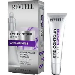 Гель для догляду за контуром очей Revuele Eye Contour Care Anti-Wrinkle проти зморшок 15 мл