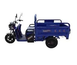 Вантажний електроскутер-самоскид триколісний CROSSER Cargo 12" (1500W 60V, 32Ah) Синій - мініатюра 2