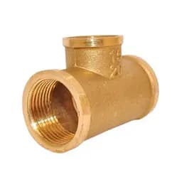 Редукционный тройник Lexline К.0212-В 3/4"х1/2"х3/4" ВОВ усиленный латунь 30412
