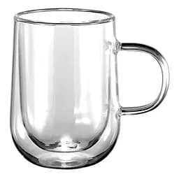 Набір чашок Maxmark із подвійними стінками, 320 мл, прозорий (MK-2749DW)