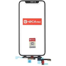Сенсорний екран iPhone X чорний, з коротким шлейфом, з OCA-плівкою, G+OCA PRo