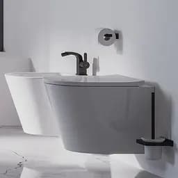 Тримач для туалетного паперу Omnires Darling black (DA70510BL) - мініатюра 2