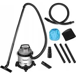 Пилосос професійний Graphite 800 Вт 12 кПа контейнер 12 л колеса