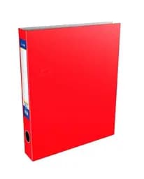 Папка-регистратор пластиковая А4 Е39720-03 Economix с 4-мя D-образными кольцами 5мм, красная (4044572307125)