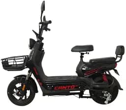 Електроскутер Двомісний Corso Conto (500W; 48V/20Ah) Чорний - мініатюра 2