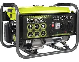 Генератор бензиновий Konner&Sohnen Basic 2.5/2.8 кВт KSB 2800A - мініатюра 2