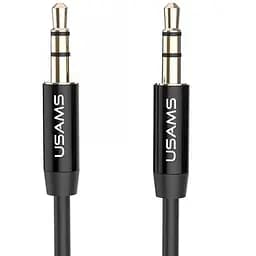 Кабель AUX Usams YP-01 Aux Audio Cable 1 м Черный