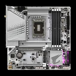 Материнська плата Gigabyte Z790M Aorus Elite AX Ice LGA 1700 (Z790M A ELITE AX ICE) Б/В - мініатюра 2