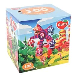 Салфетки косметические Ruta Kids 100 л 2 ш куб