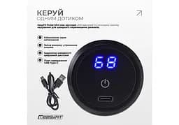 Перкусійний масажер для тіла EasyFit Pulse Mini 4 насадки, 6 режимів (EF-2070) - мініатюра 3