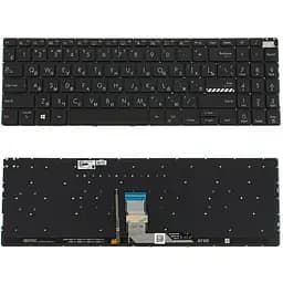 Клавіатура для ноутбука ASUS (M3500 series), rus, black, без кадру, підсвічування клавіш