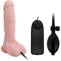 Вібратор Baile Inflatable 18.8 см тілесний